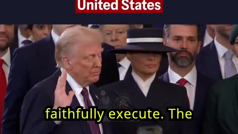 Donald J. Trump Sworn In as the 47th President of the United States