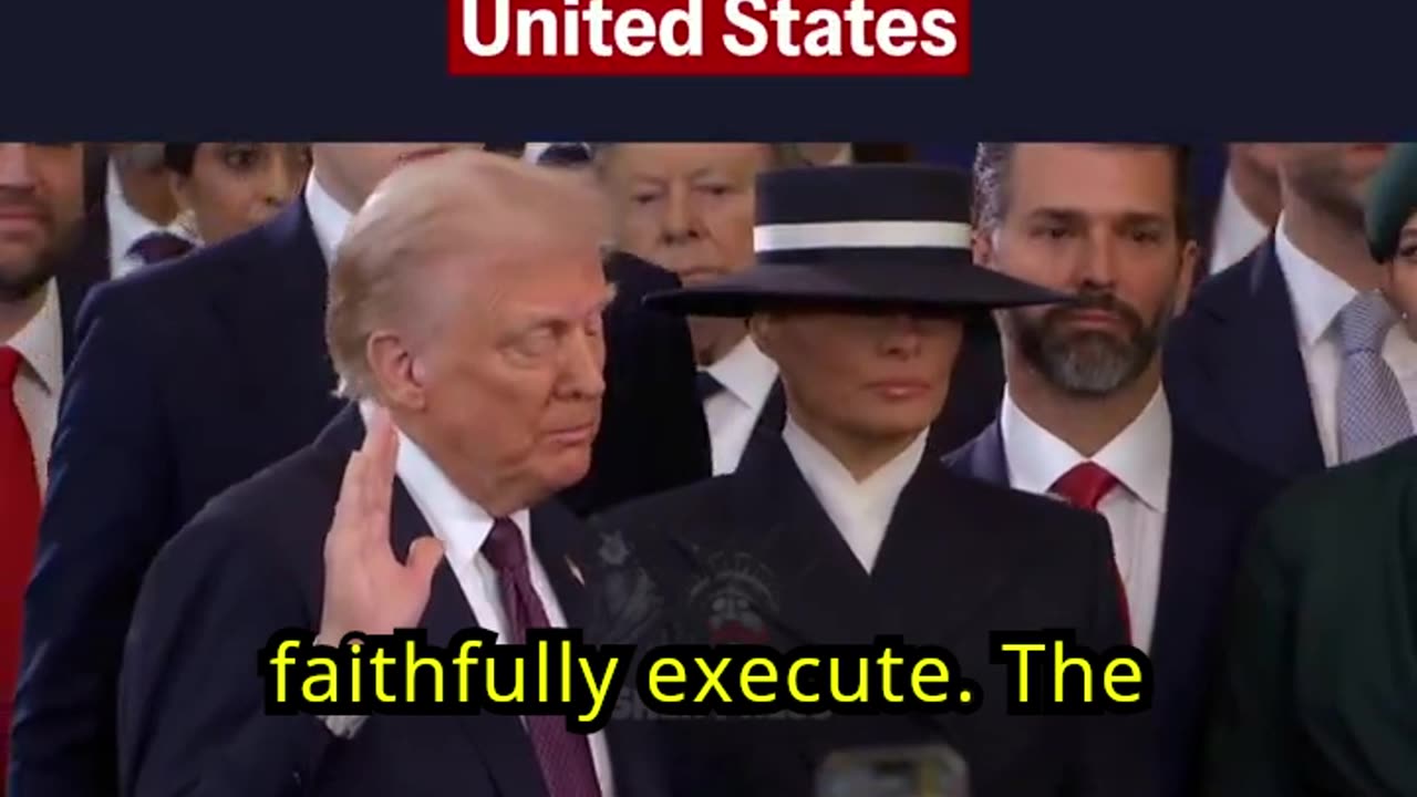 Donald J. Trump Sworn In as the 47th President of the United States