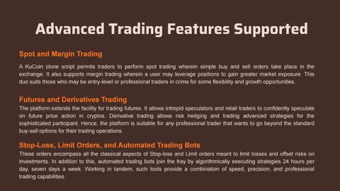 How Does a KuCoin Clone Script Support Trading Features?