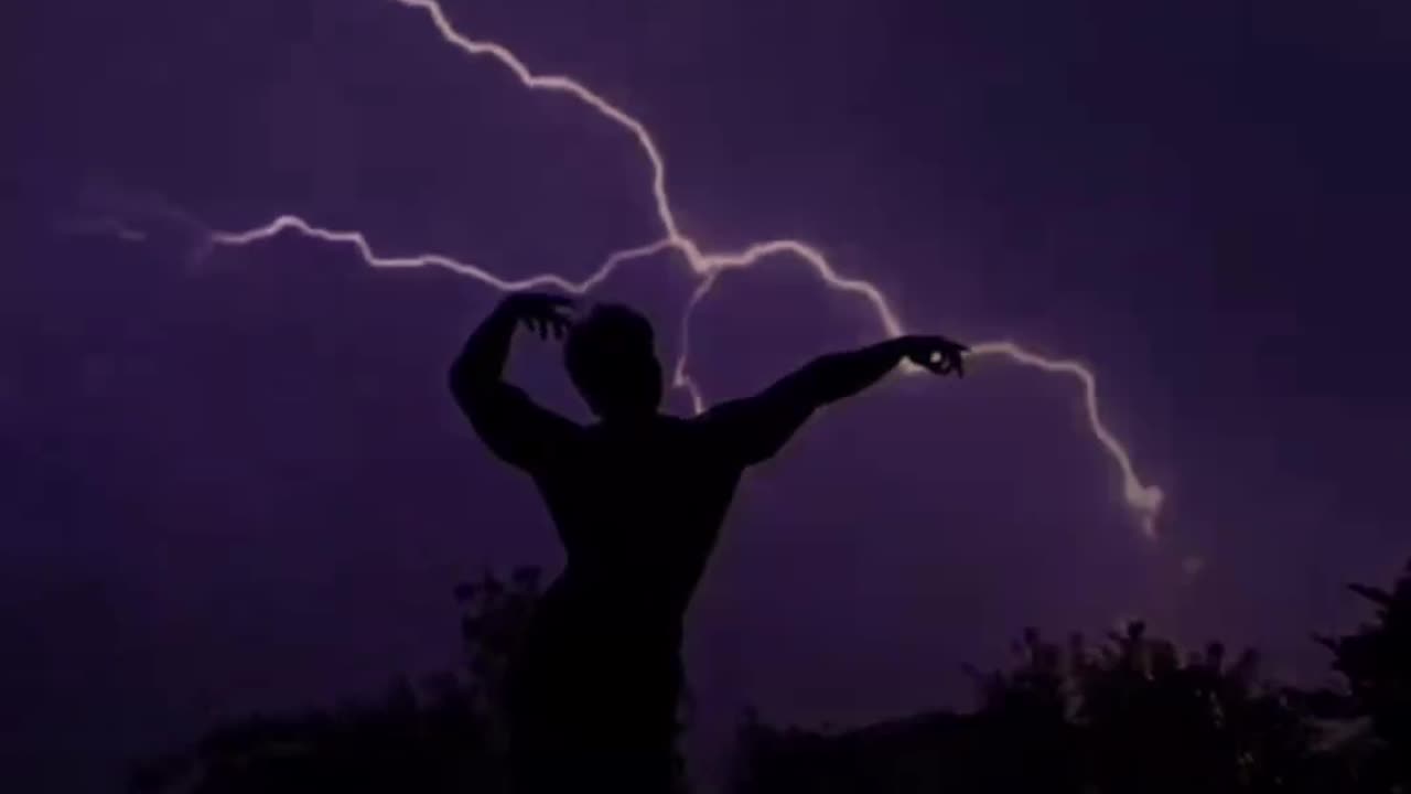 its muscle show with nature