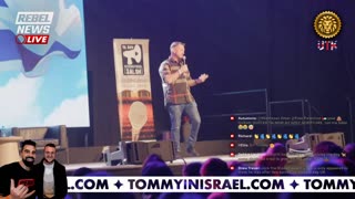 🔴 Tommy Robinson massive LIVE EVENT in Tel Aviv