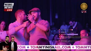 🔴 Tommy Robinson massive LIVE EVENT in Tel Aviv