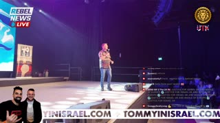 🔴 Tommy Robinson massive LIVE EVENT in Tel Aviv