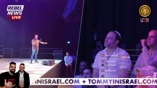 🔴 Tommy Robinson massive LIVE EVENT in Tel Aviv