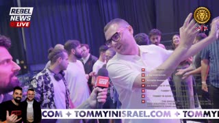 🔴 Tommy Robinson massive LIVE EVENT in Tel Aviv