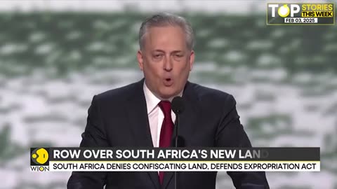 US President Donald Trump Accuses South Africa Of Confiscating Land _ World News