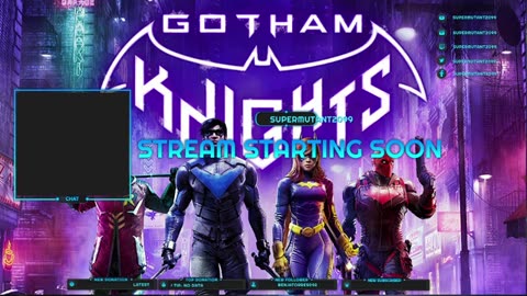 Gotham Knights Day 1. No Mic. Not feeling up For It.