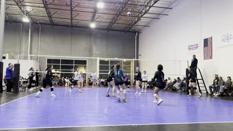 Angelica Rose #9 & Next Level Rising Volleyball vs BBVCL 16 Angel