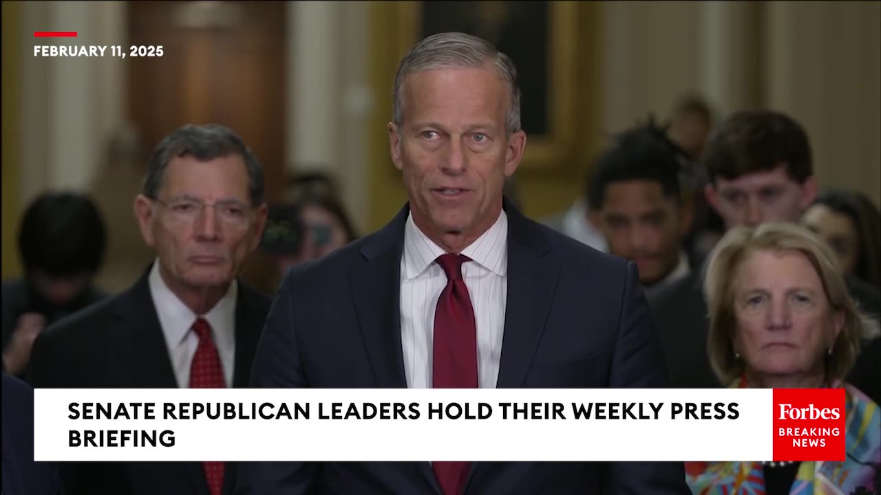 John Thune Asked Point Blank About JD Vance's Comments About Judges' Power Over Executive Branch