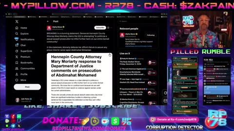 Epstein Florida Grand Jury Material Unsealed on Red Pill News Live