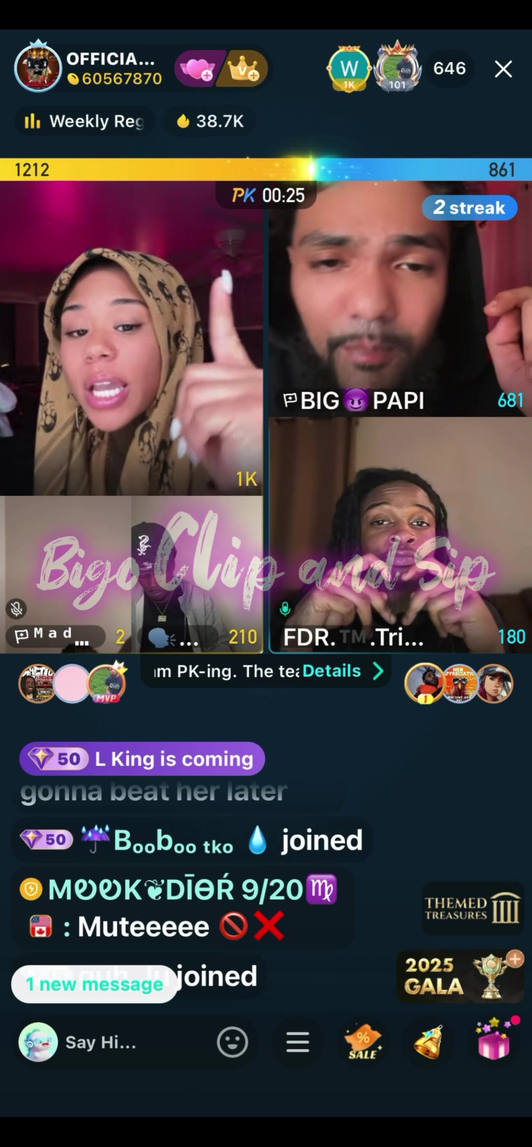 Team pk ft Papi attacking Citizens girlfriend Velvet 11/27/25 #bigoclipandsip