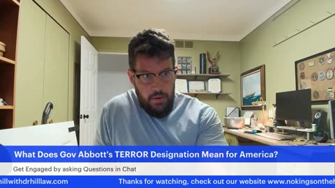 No Kings On The Hill Ep. 8: What Gov Abbott's Terror Designation Means for America!