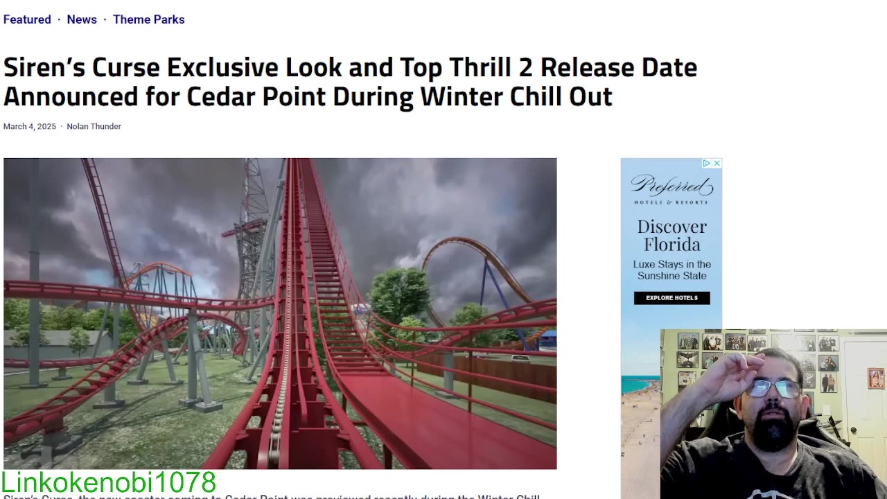 Cedar Point Releases A Sneak Peek At New Attraction Curse Of The Siren Roller Coaster Ride