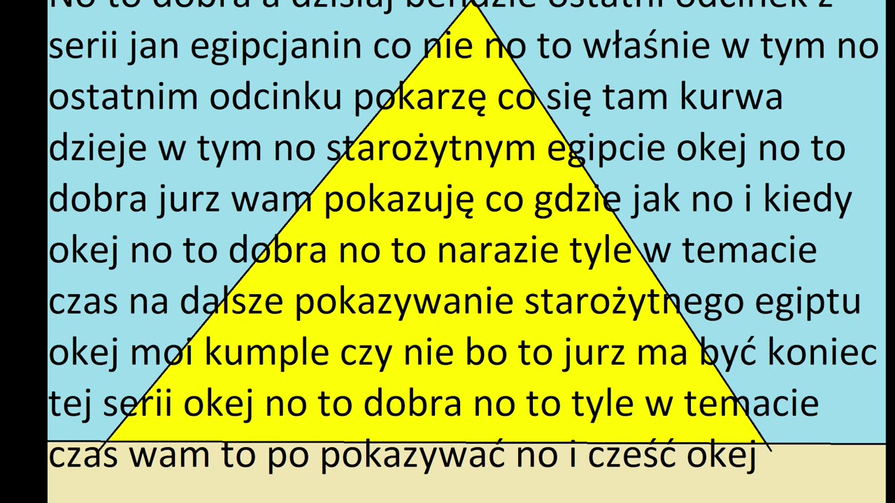 Bloki Kultury odcinek 288 - Jan egipcjanin czesc 4