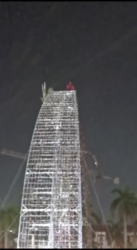 Video en árbol de Navidad