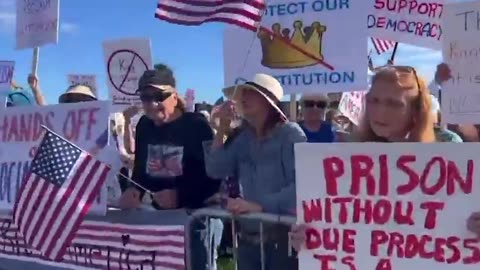 “No Kings” in Florida… a lot of retirees