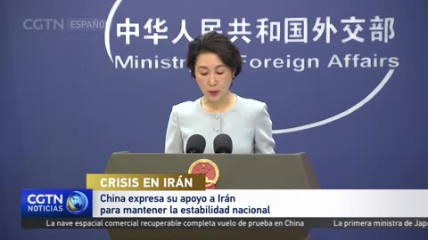 China expresa su apoyo a Irán para mantener la estabilidad nacional