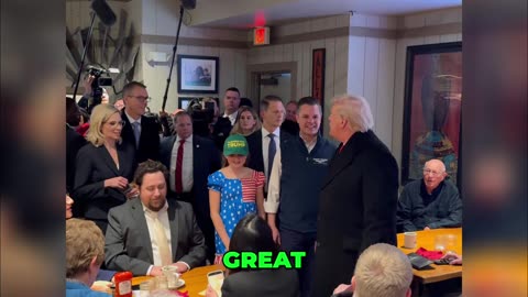 🟢 Man Stops President Trump At A Restaurant To Pray Over Him!