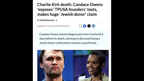 THE CHARLIE KIRK LEAKED TEXTS PSYOP AGENTS OF ISRAEL PLAYING BOTH SIDES TO BRING IN NOAHIDE LAWS