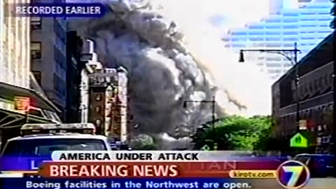 911 WTC 7 Demolition - Freefall And Heated Formations In Dust Flow