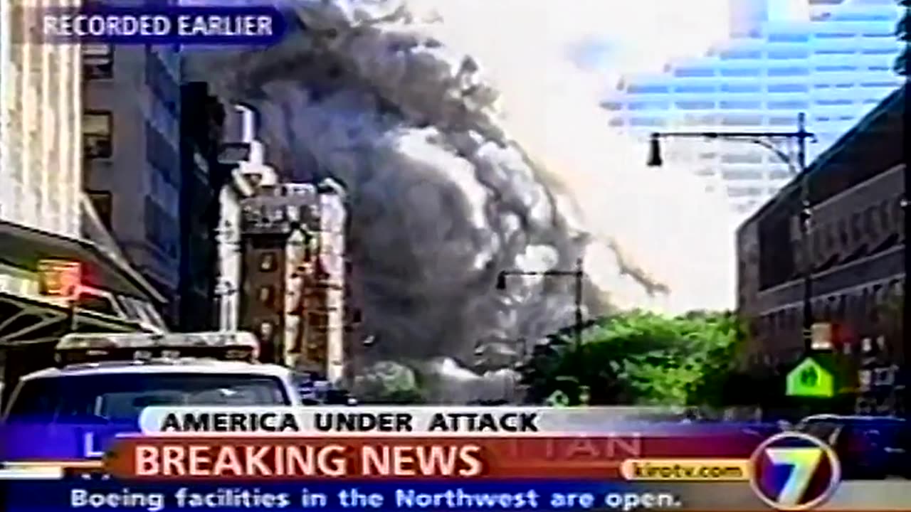 911 WTC 7 Demolition - Freefall And Heated Formations In Dust Flow