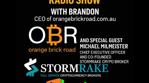 Crypto Radio Show guest Michael Milmeister, CEO & Co-Founder of StormRake Crypto Brokers.