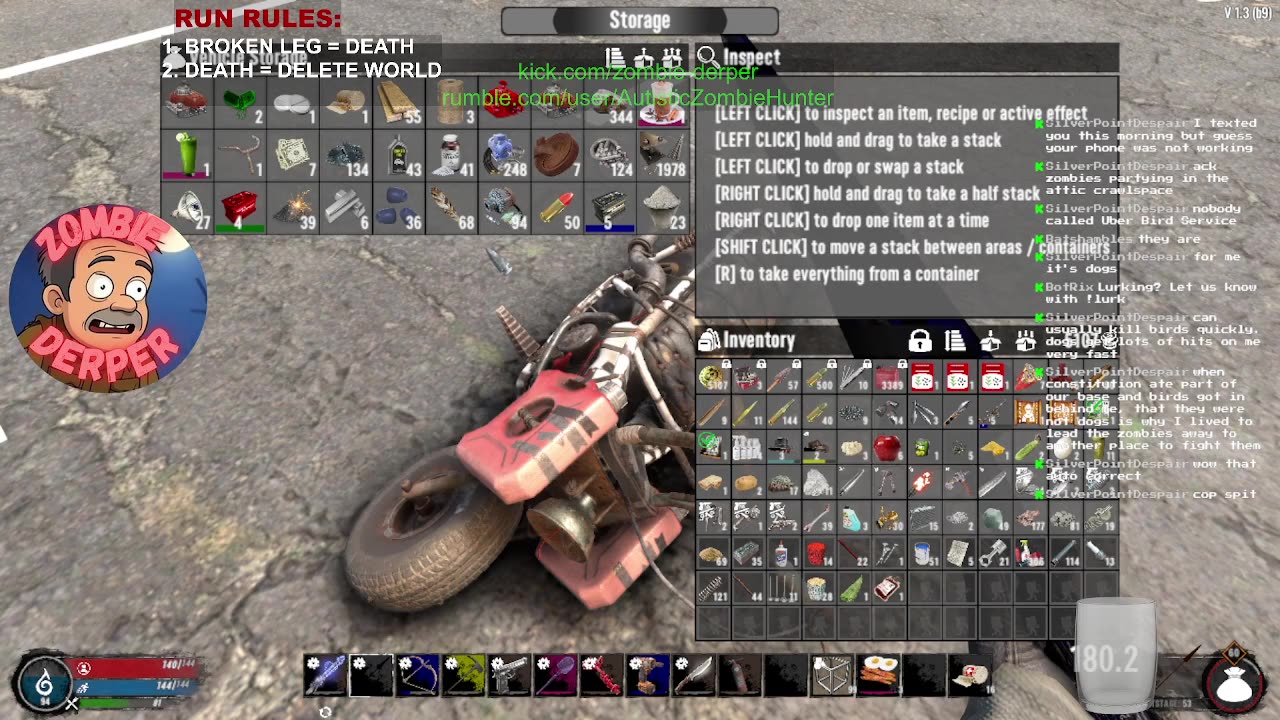 Crayon Eater Fumbles the Luckiest Start Ever | 7 Days to Die Permadeath