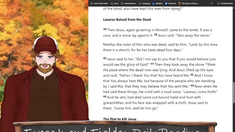 Forest and Fields Daily reading: John 11:11-44