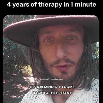4 years of therapy in one minute