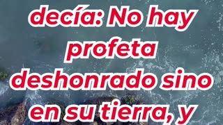 “Un profeta sin honra en su propia tierra” Marcos 6:4. #shortvideo #shorts #youtubeshorts #ytshorts