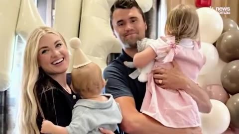 Charlie Kirks' Children And Their Faces Hidden. Kirk Shooting Hoax