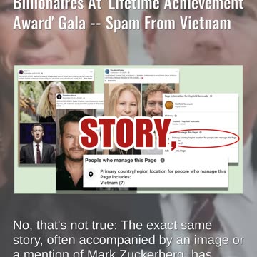 Fact Check:Celebs Did NOT Berate Zuckerberg, Billionaires At 'Lifetime Achievement Award' Gala