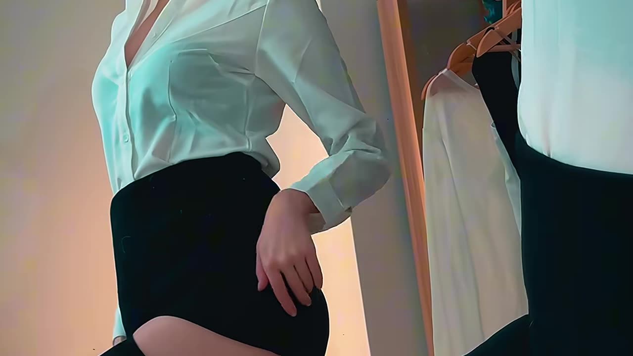 Barely There Outfit! | Sexy Ebony Skater Skirt Seductive Close-up Highlights - Daily Beauty EP 319