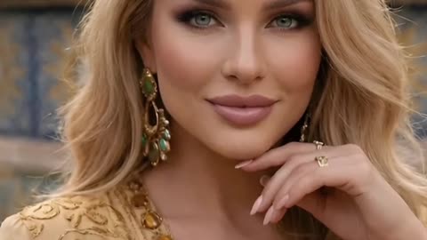 Everyone stared when I walked in wearing this gold goddess gown… would you wear it? #luxelook