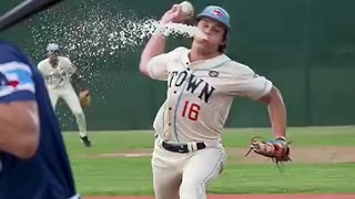 Trending: Pitcher leaves it all ON THE FIELD! 🤢⚾ #324sports #pitchers #baseball