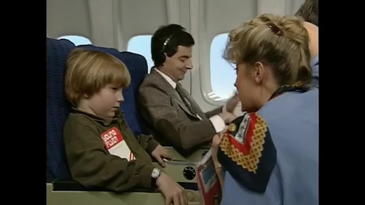 On_a_Plane___Funny_Clip___Classic_Mr._Bean