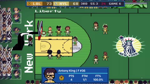 Green Hoopland Season 1: #1 Los Angeles Legends @ #4 New York Liberty Playoffs Semifinals game 6