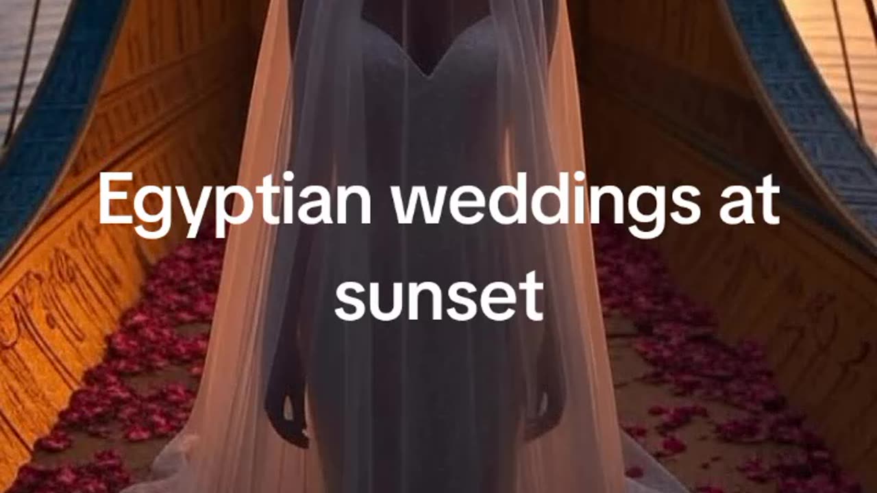 Ancient Egyptian wedding inspired