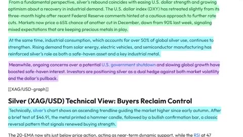 Michael Oliver Says Silver Could Explode Soon Expect a Big Move Before Next Week
