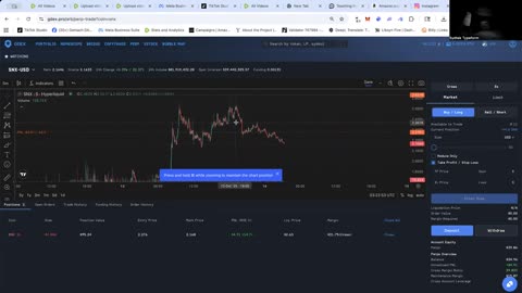 #crypto $SNX Synthetix #short update on Gdex.pro - 40% Referall link below!