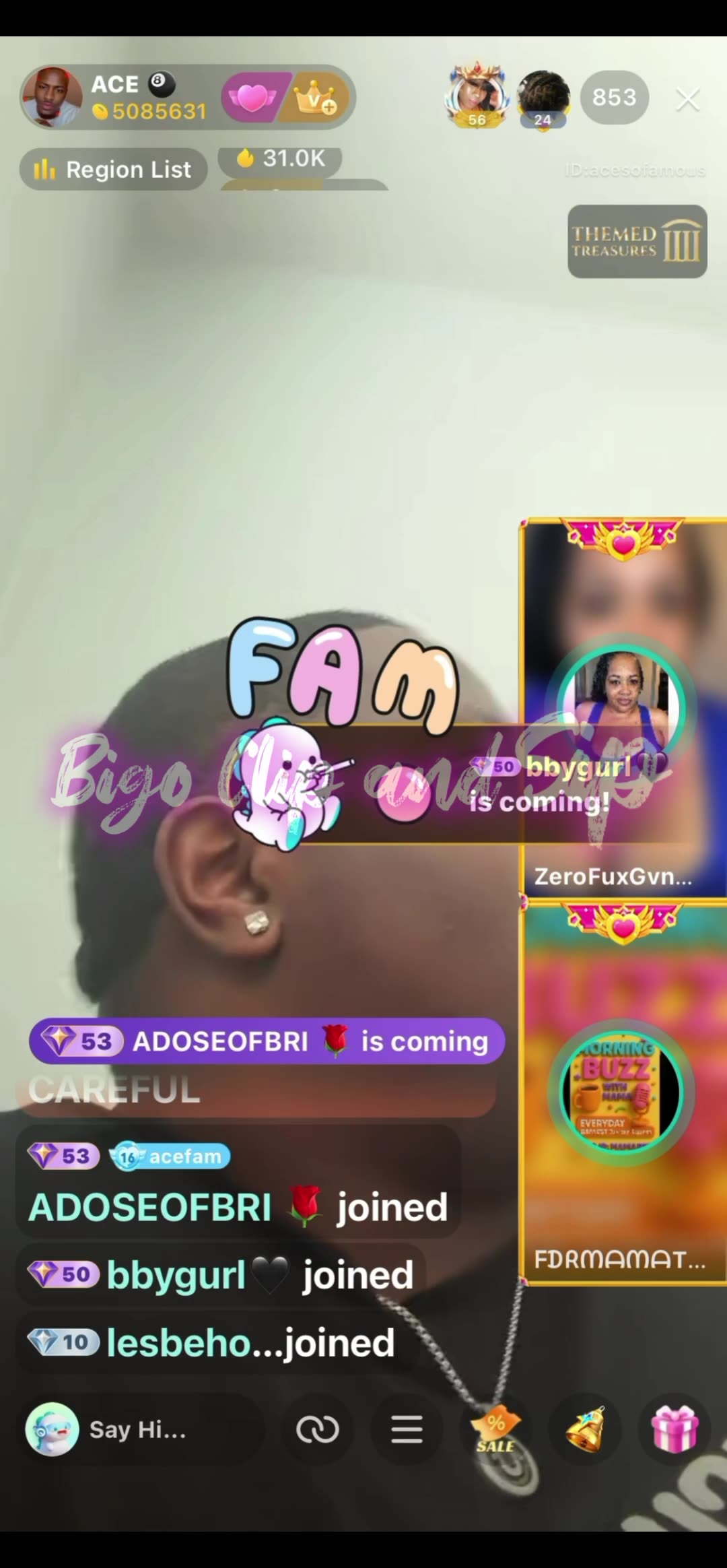 Ace n Zero discuss getting a current fbi background check 10/24/25 #bigoclipandsip