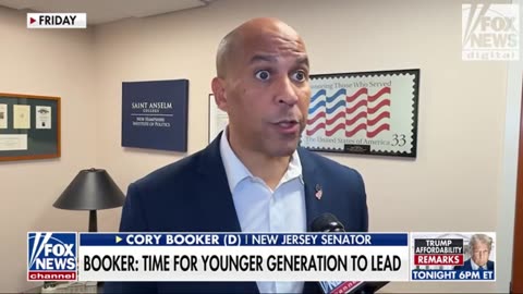 Sen Cory Booker tells Schumer Step Aside And He Will Be Minority Leader