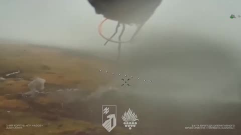 Russian Armored Column Being Hit From Every Direction