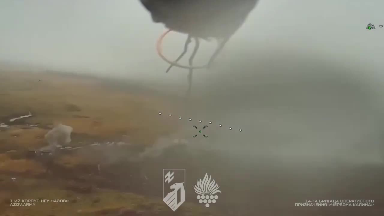 Russian Armored Column Being Hit From Every Direction