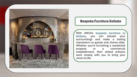 Bespoke Furniture Kolkata