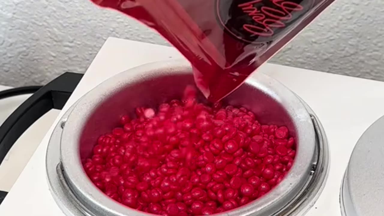 Arm Waxing with Sexy Smooth Cherry Desire Scented Hard Wax by @barewithgwen