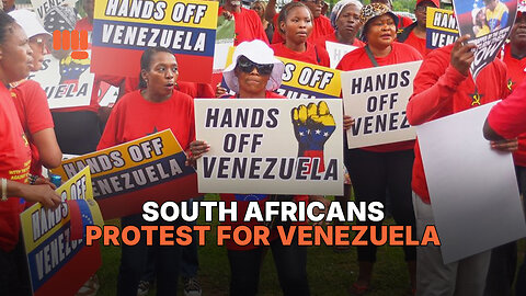 SOUTH AFRICANS PROTEST FOR VENEZUELA