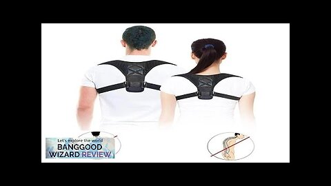 Adjustable Back Support Invisible Shoulder Posture Corrector Unisex Spine Neck Health Review