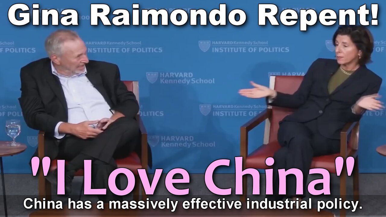 Gina Raimondo Repent: I Love China!