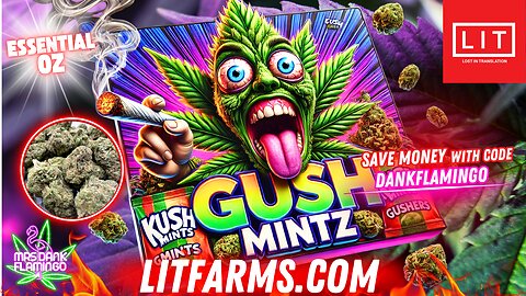 Trying Out Gush Mintz Essential from Lit Farms! Mrs Dank Flamingo Review!!